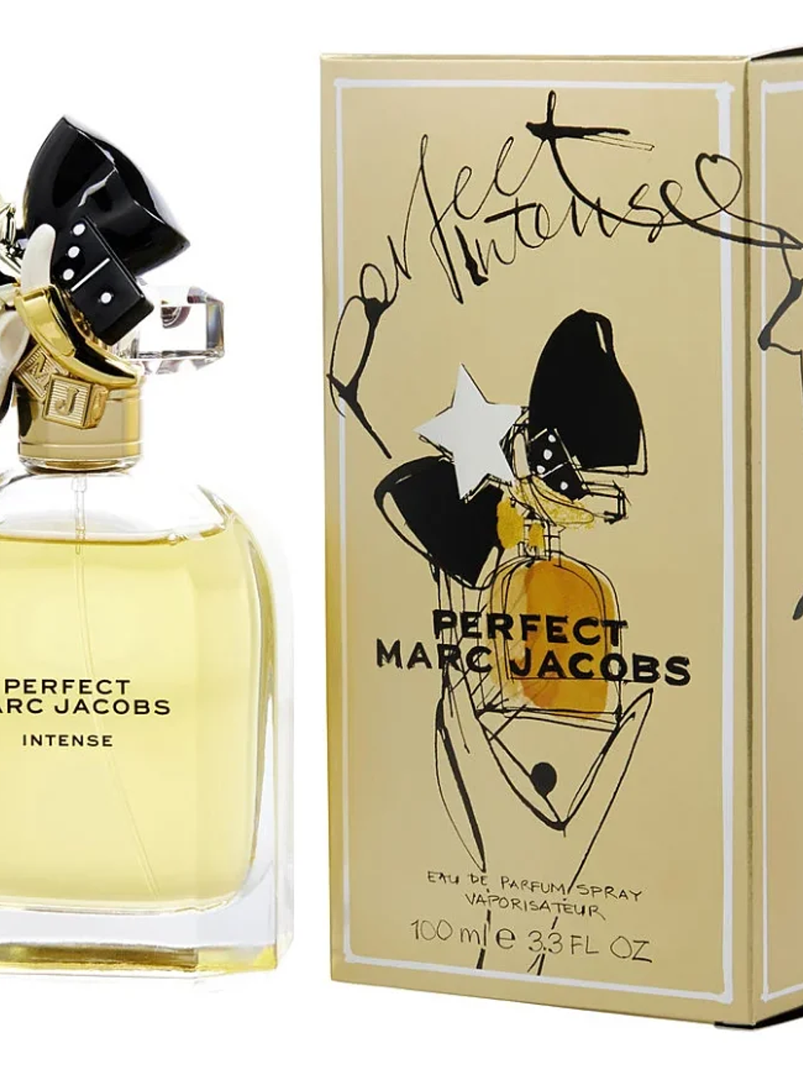 Marc Jacobs Perfect Intense women Eau De Parfum Spray 100ml Original floral and fruity fragrance with long-lasting scent 1
