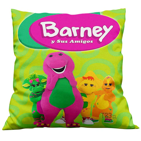 Cojín Barney y sus amigos