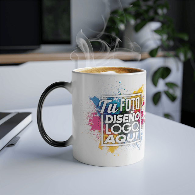  Taza mágica personalizada, tazas de café