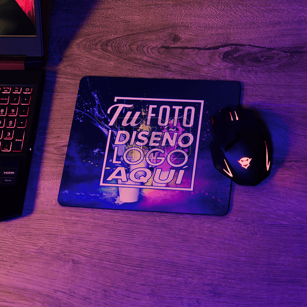 Pack 10 Mousepads personalizados 24 x 20 cm 3