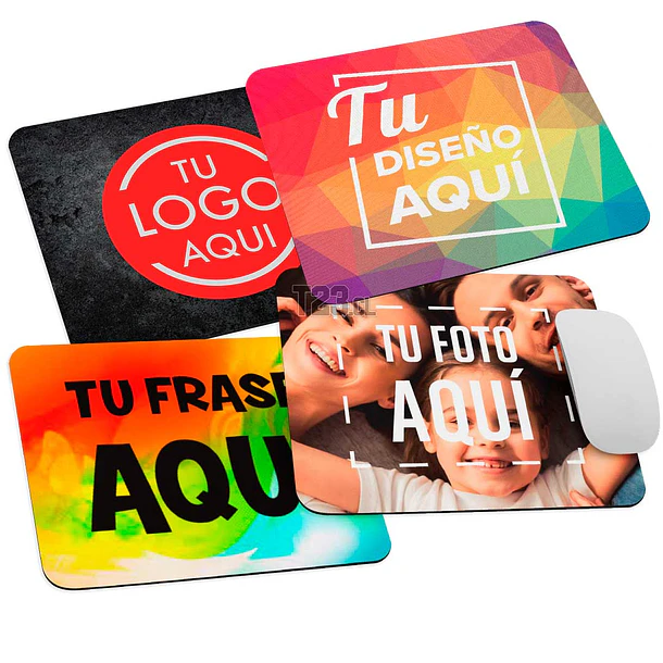 Pack 26 Mousepads personalizados 24 x 20 cm 6