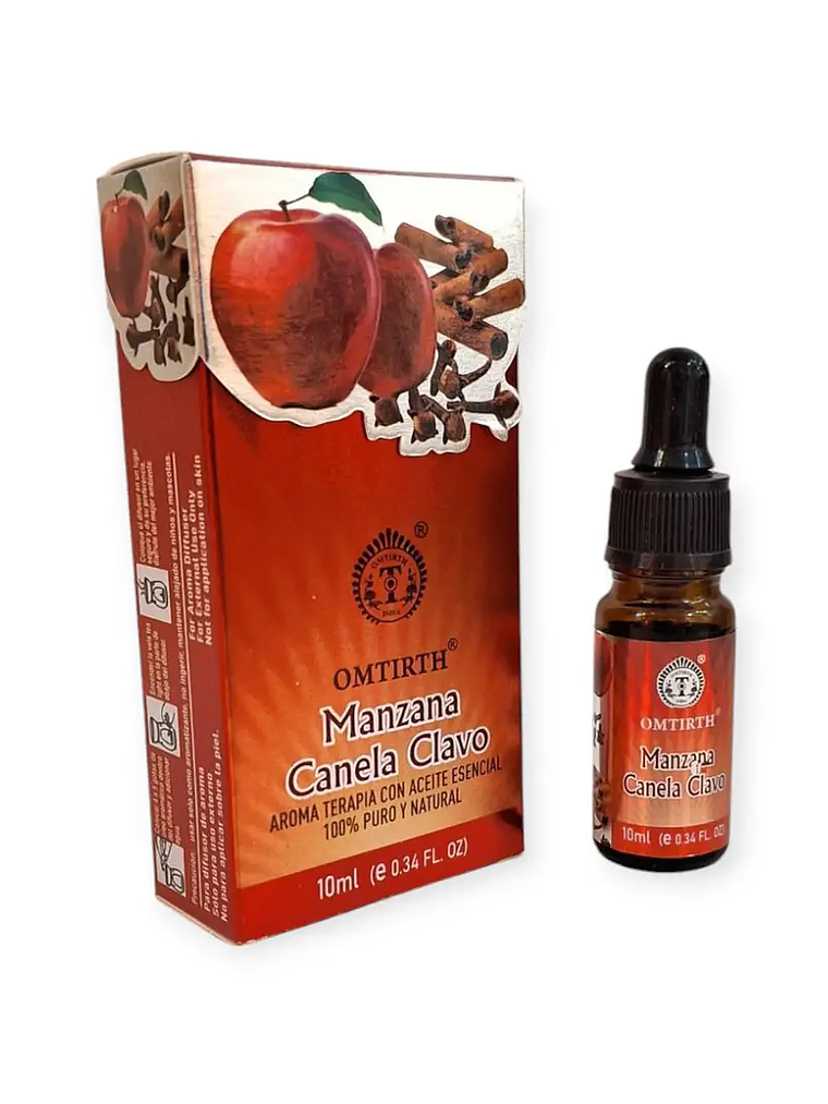 Esencia de Aceite Manzana Canela Clavo - Omtirth 1