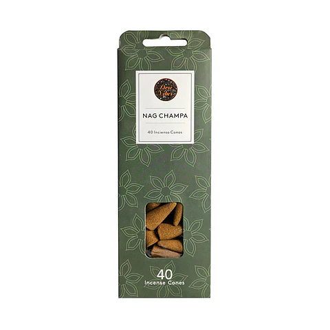 Incienso Cono Nag Champa 40 unidades - Desi Vibes