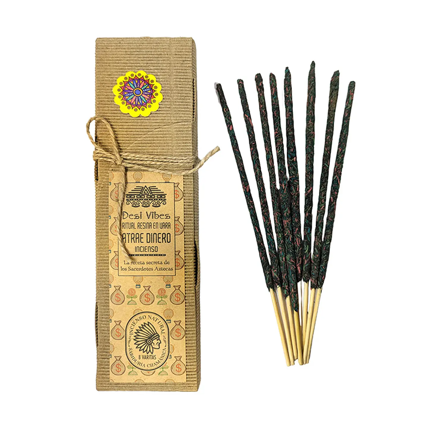Incienso natural Atrae Dinero - Desi Vibes 1