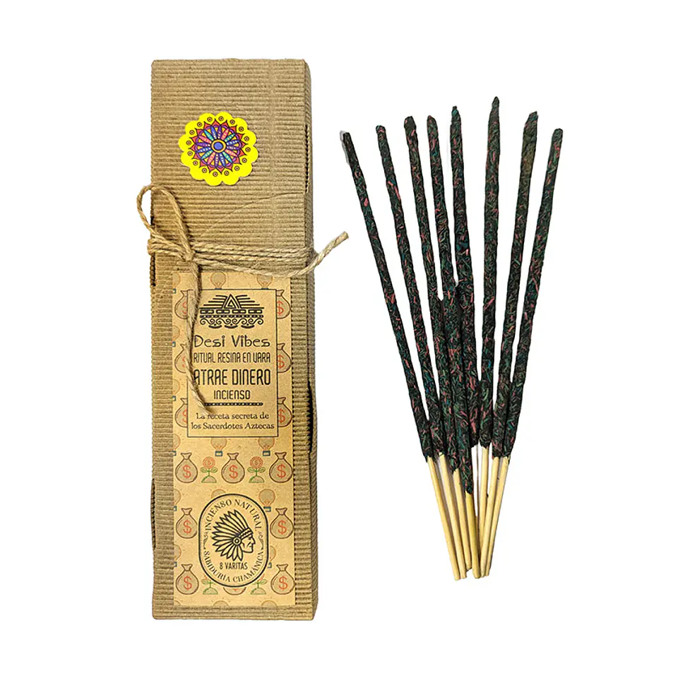Incienso natural Atrae Dinero - Desi Vibes 1