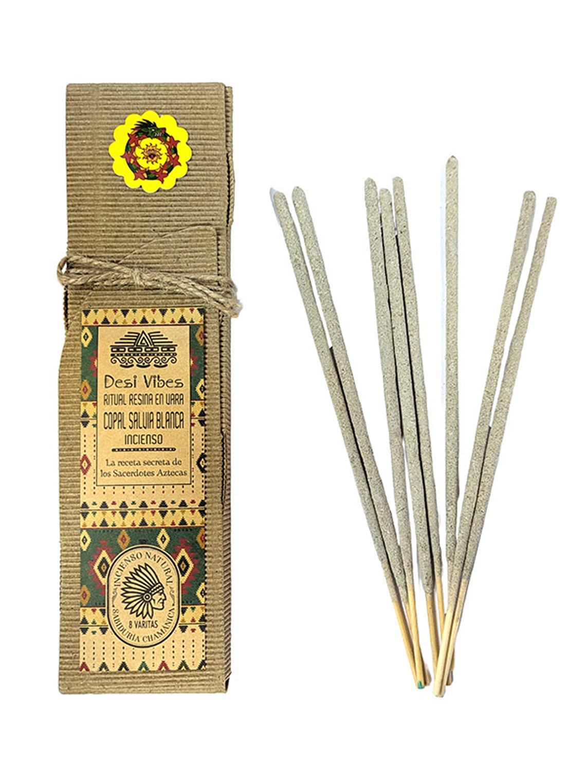 Incienso natural Copal Salvia Blanca - Desi Vibes 1