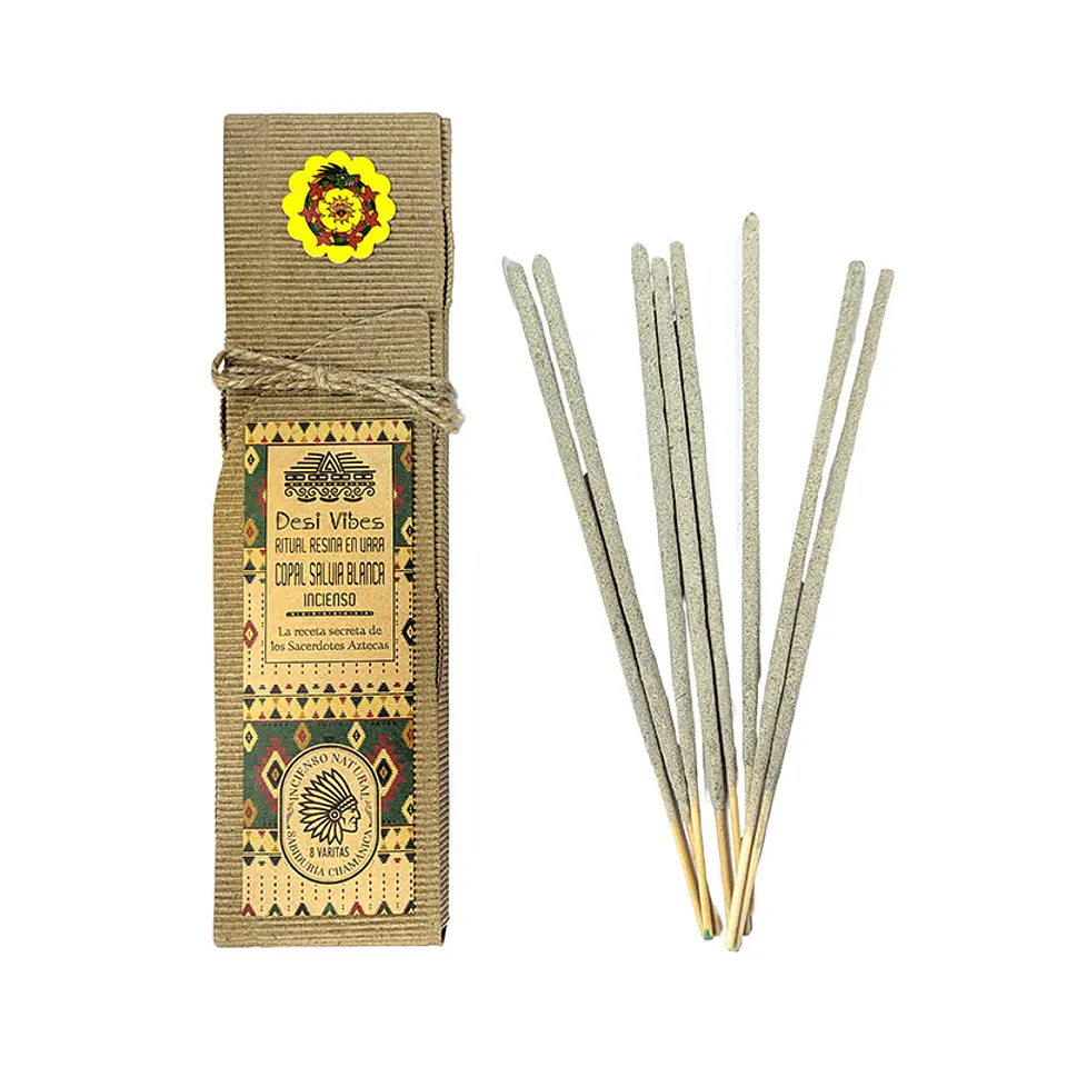 Incienso natural Copal Salvia Blanca - Desi Vibes 1