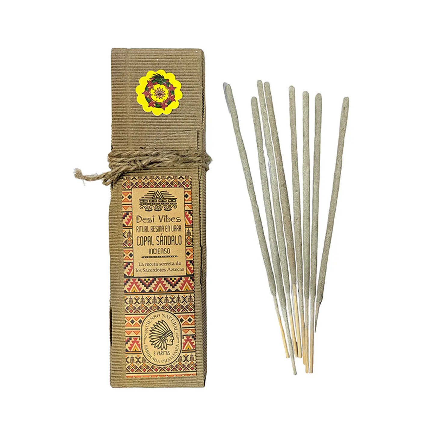 Incienso natural Copal Sándalo - Desi Vibes 1