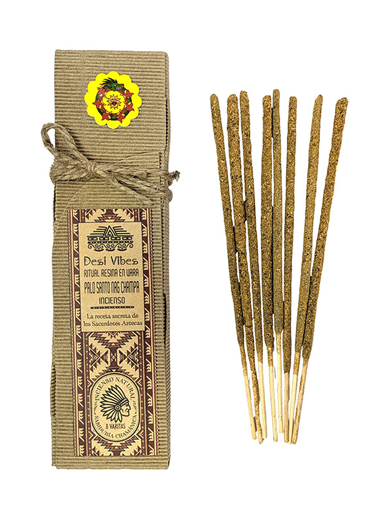 Incienso natural Palo Santo Nag Champa - Desi Vibes 1
