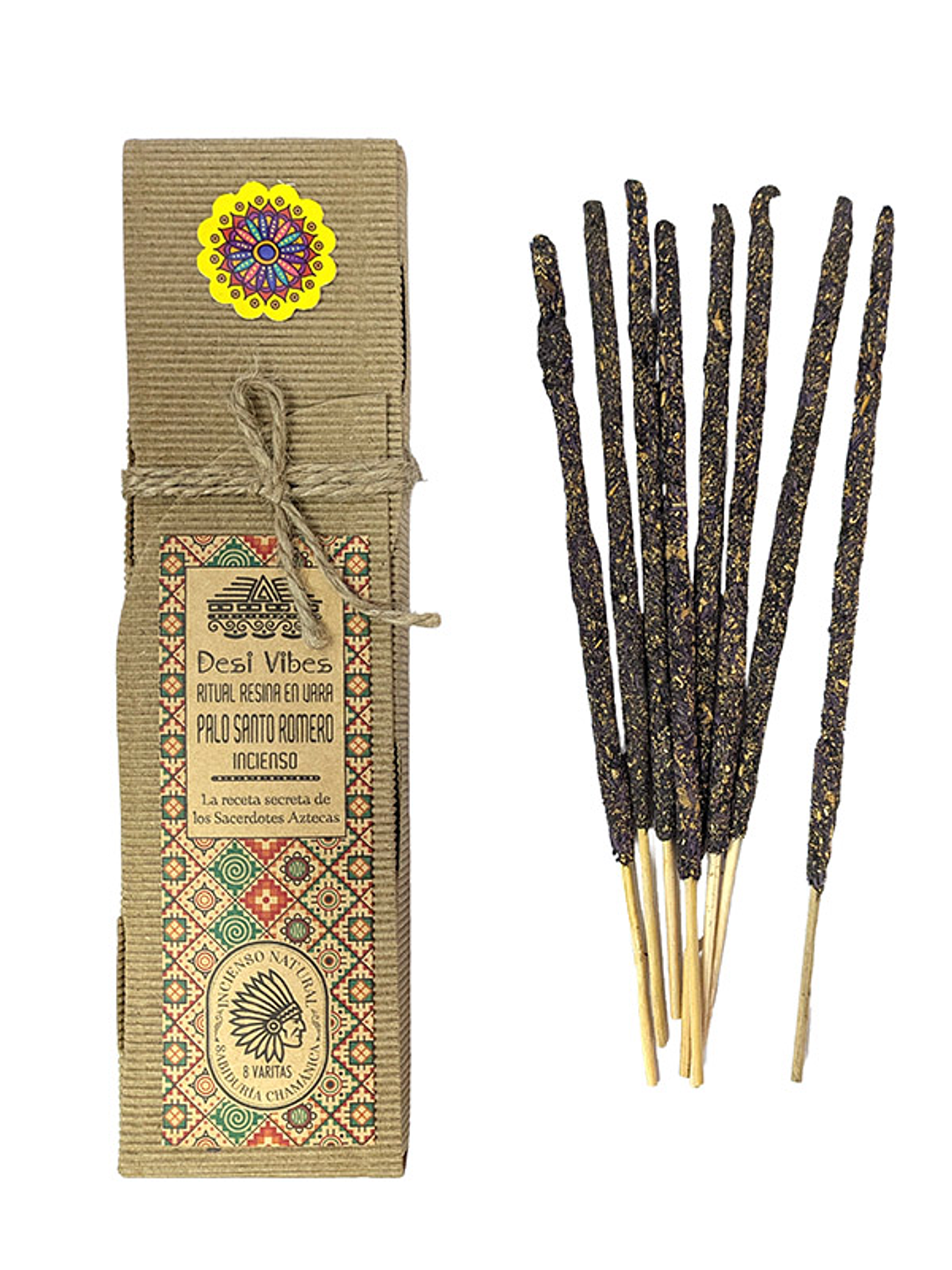 Incienso natural Palo Santo Romero - Desi Vibes 1