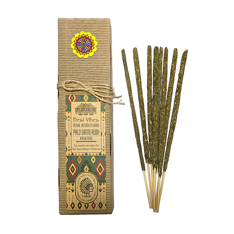 Incienso natural Palo Santo Ruda - Desi Vibes