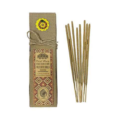 Incienso natural Palo Santo Canela - Desi Vibes