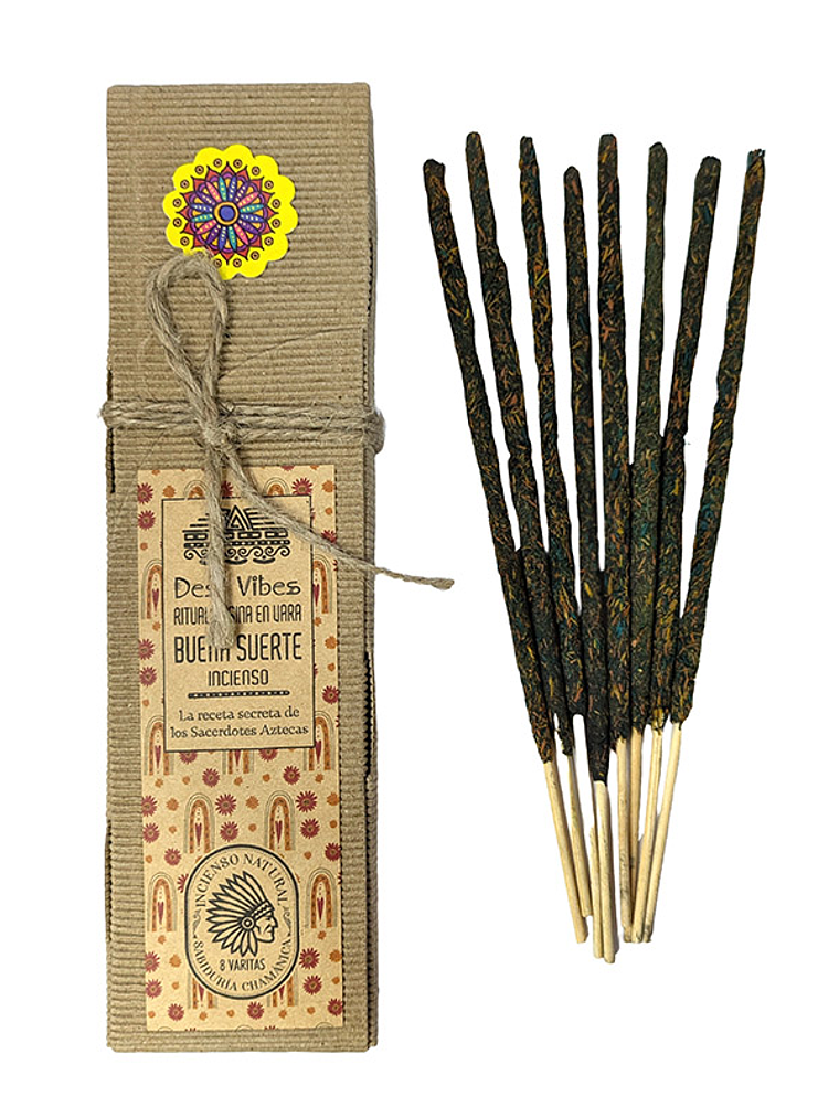 Incienso natural Buena Suerte - Desi Vibes 1