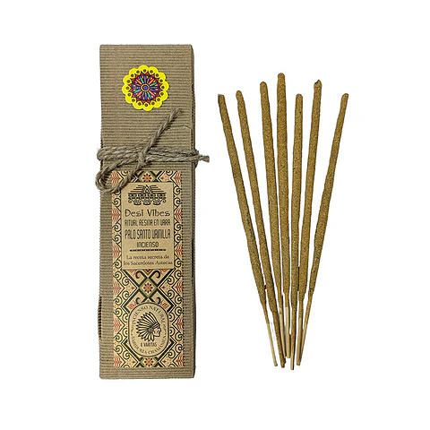 Incienso natural Palo Santo Vainilla - Desi Vibes