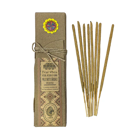 Incienso natural Palo Santo Sándalo - Desi Vibes