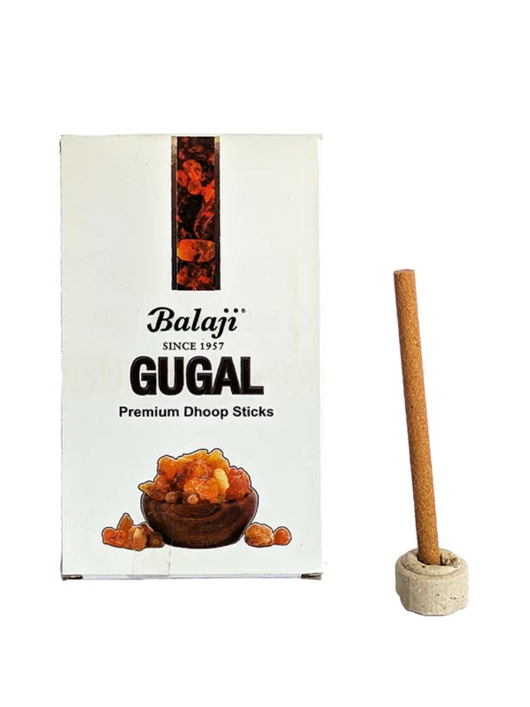 Incienso Gugal Dhoop Balaji 8cm 1