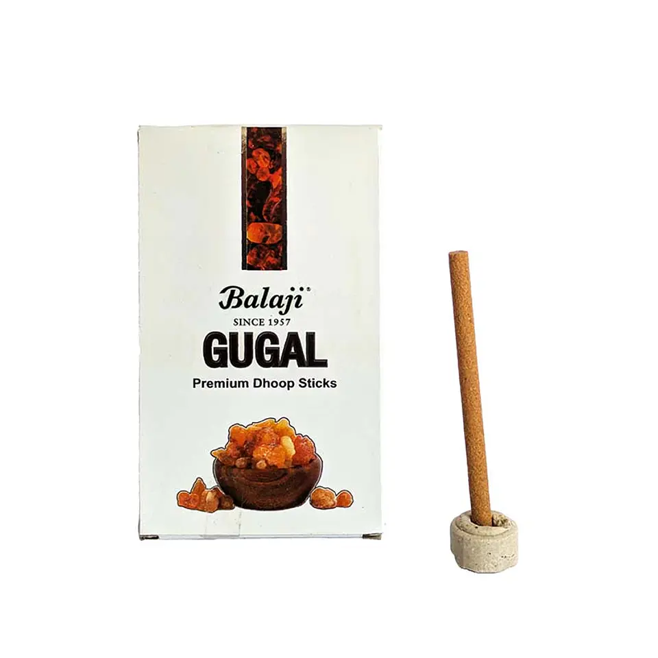 Incienso Gugal Dhoop Balaji 8cm 1