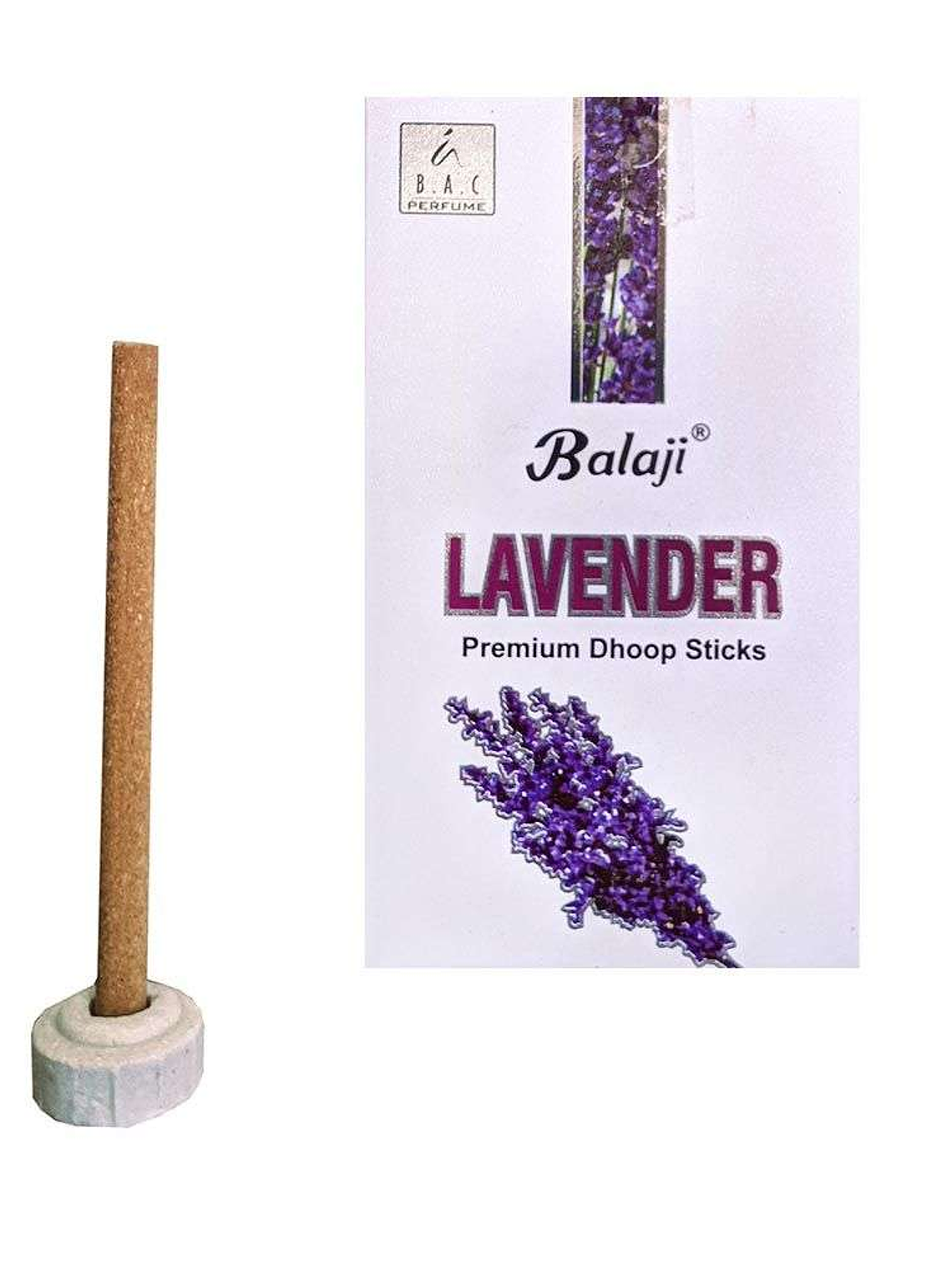 Incienso Dhoop de Lavanda Balaji 8cm 1
