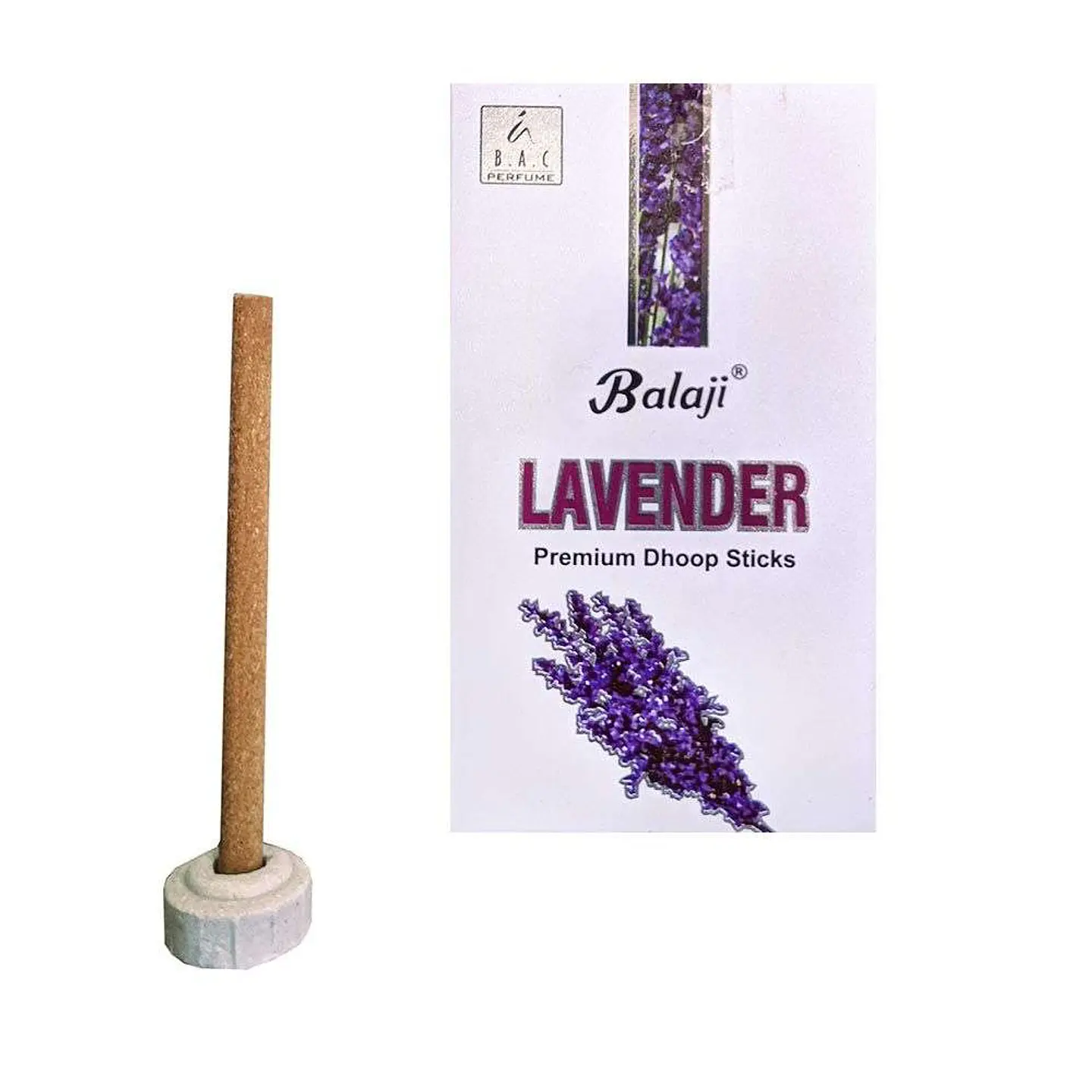 Incienso Dhoop de Lavanda Balaji 8cm 1