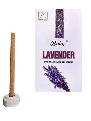 Incienso Dhoop de Lavanda Balaji 8cm
