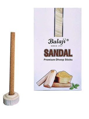 Incienso Dhoop de Sándalo Balaji 8cm