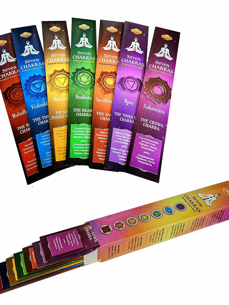 Incienso 7 Chakras Premium - SAC 1