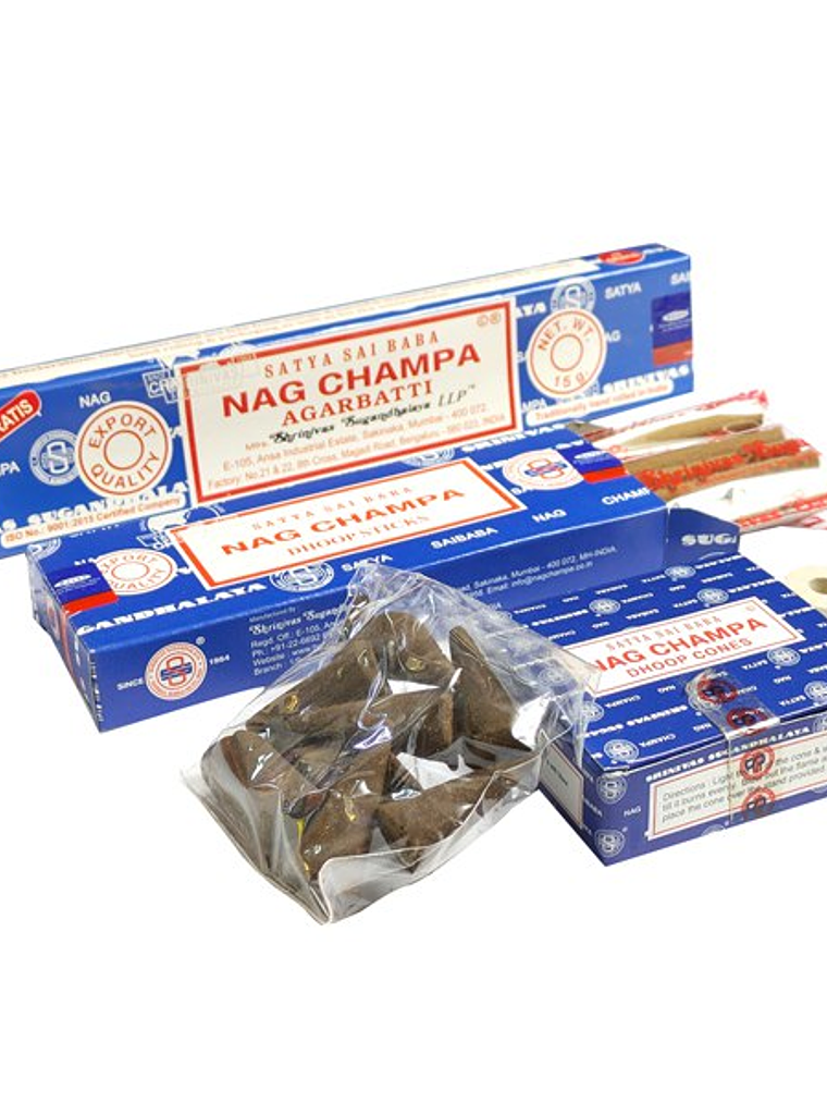 PACK Incienso Nag Champa + Cono + Dhoop 1