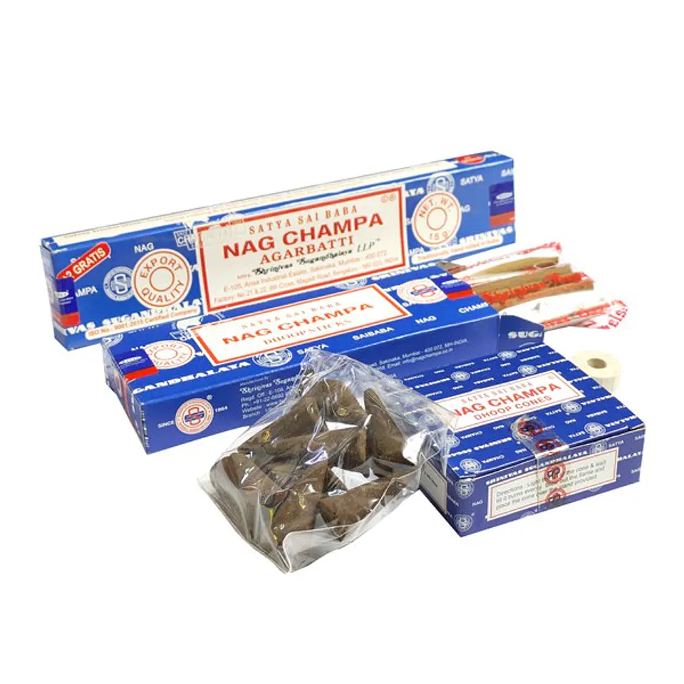 PACK Incienso Nag Champa + Cono + Dhoop 1