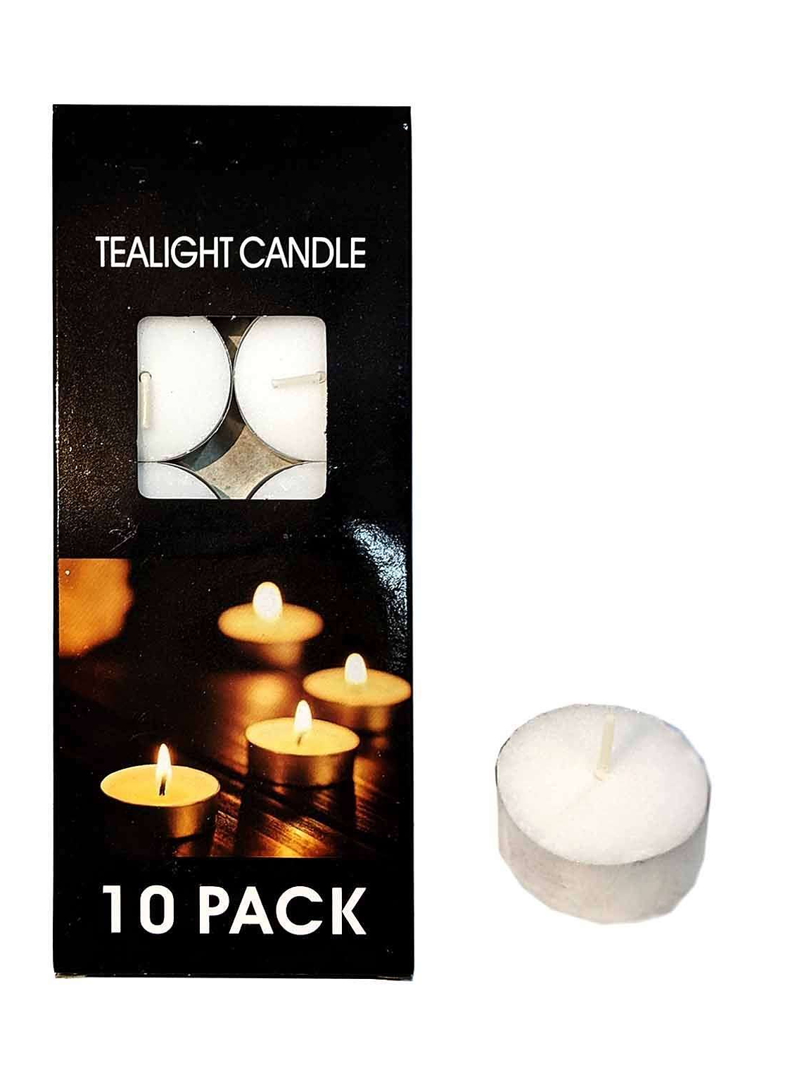 Vela Tealight Blancas pack de 10 unidades (3 horas) 1