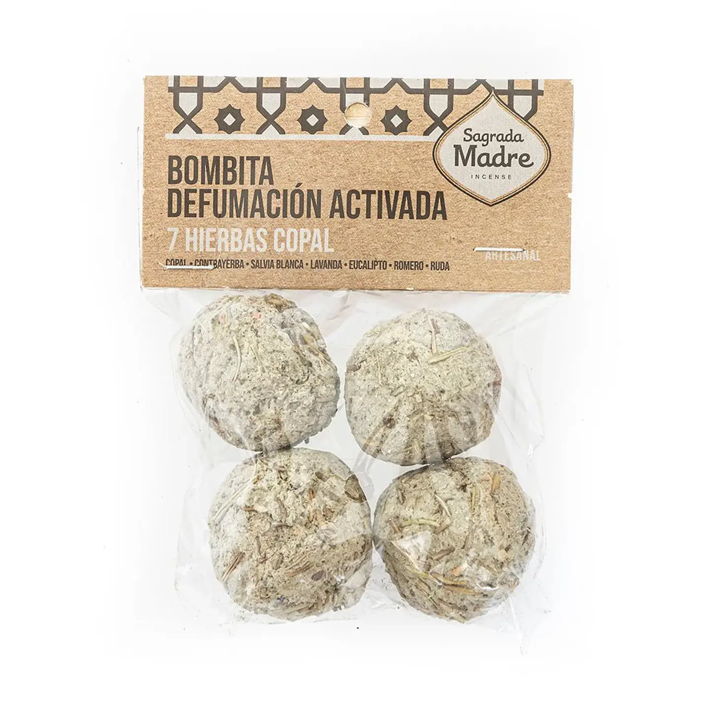 Bombitas 7 Hiervas Copal (4 Unidades) - Sagrada Madre 1