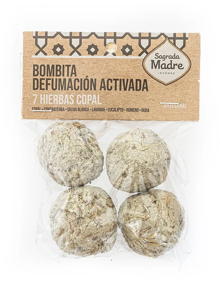 Bombitas 7 Hiervas Copal (4 Unidades) - Sagrada Madre 1