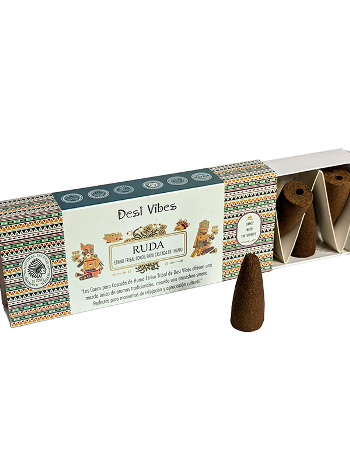 Incienso Cono Cascada Jumbo Ruda - Desi Vibes  1