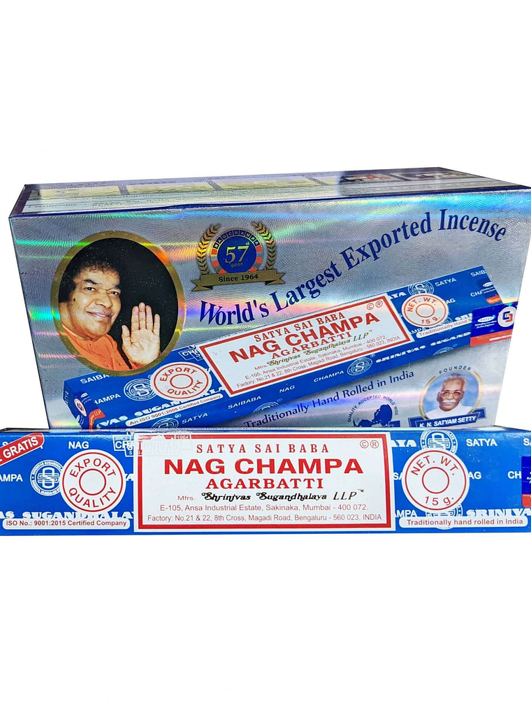 Incienso Nag Champa - Satya (Unidad)  1