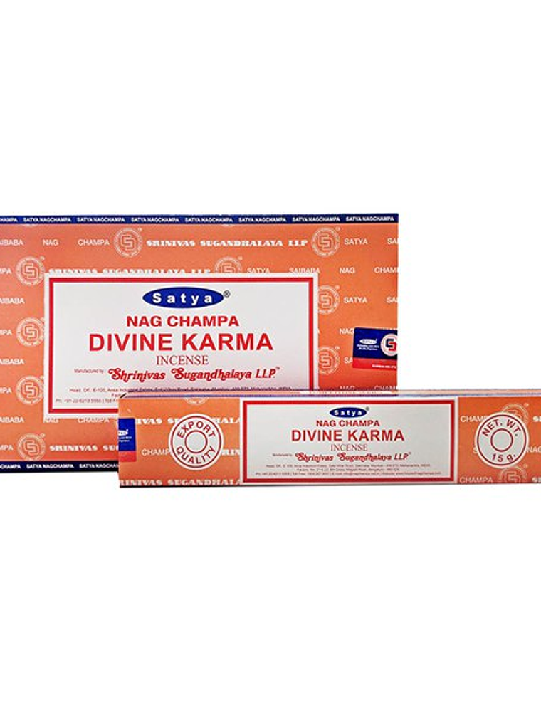 Incienso Divine Karma - Satya (Unidad)  1