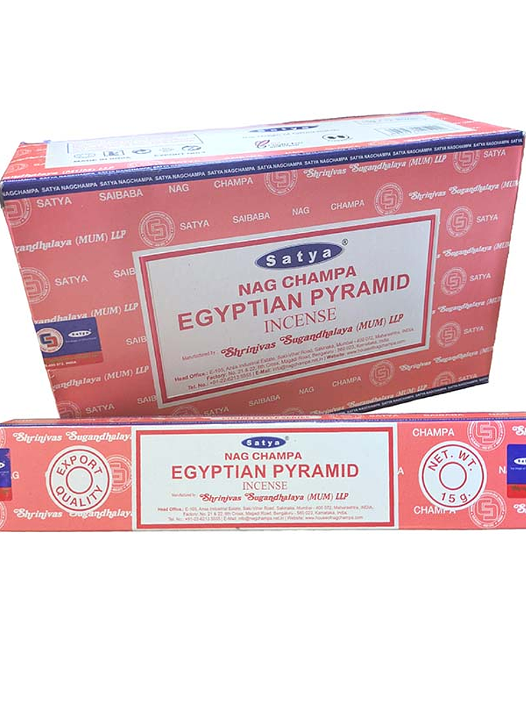 Incienso Egyptian Pyramid - Satya (Unidad) 1
