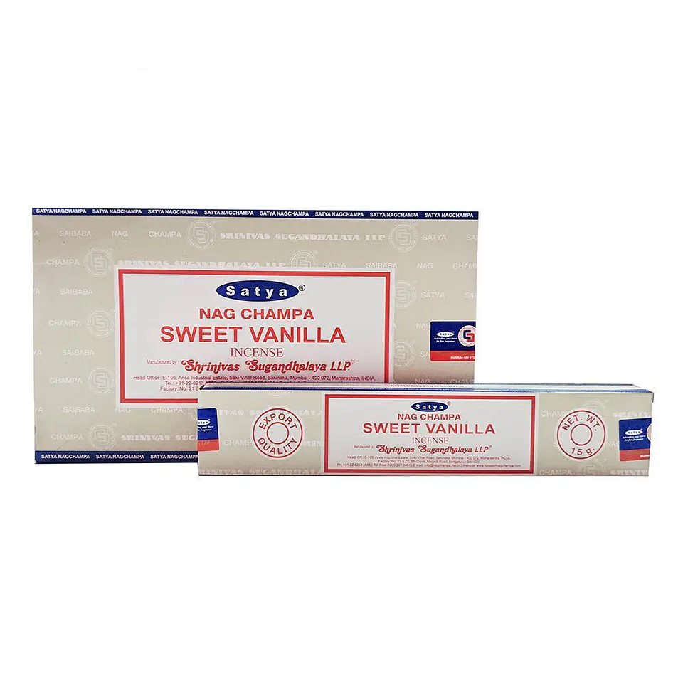 Incienso Sweet Vainilla - Satya (Unidad) 1