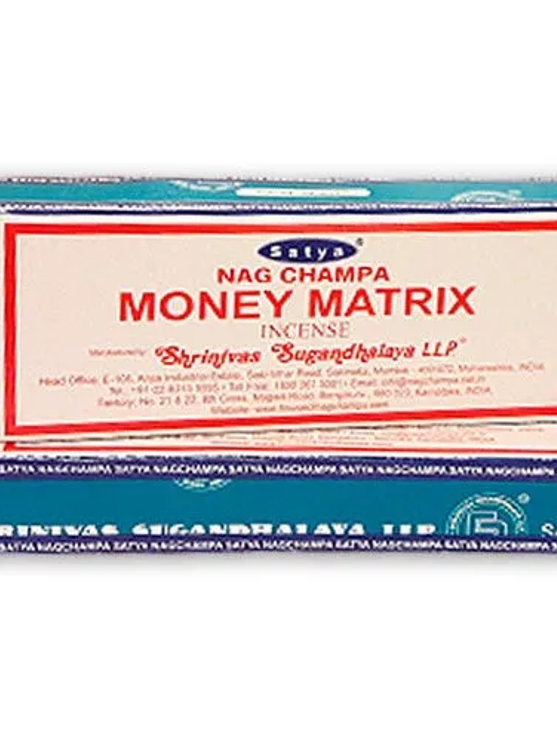 Incienso Money Matrix -Satya (Unidad) 1