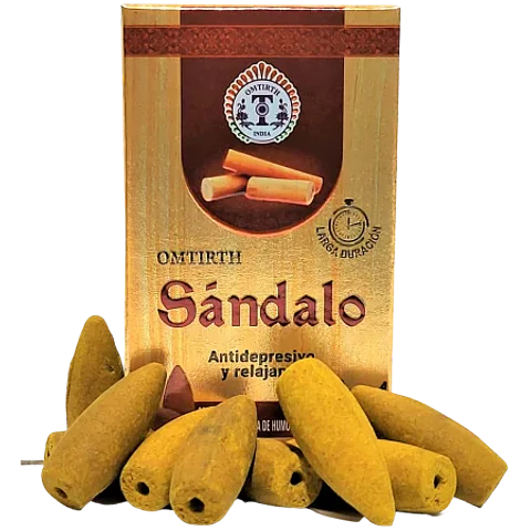 Incienso Cono cascada Sandalo - Omtirth