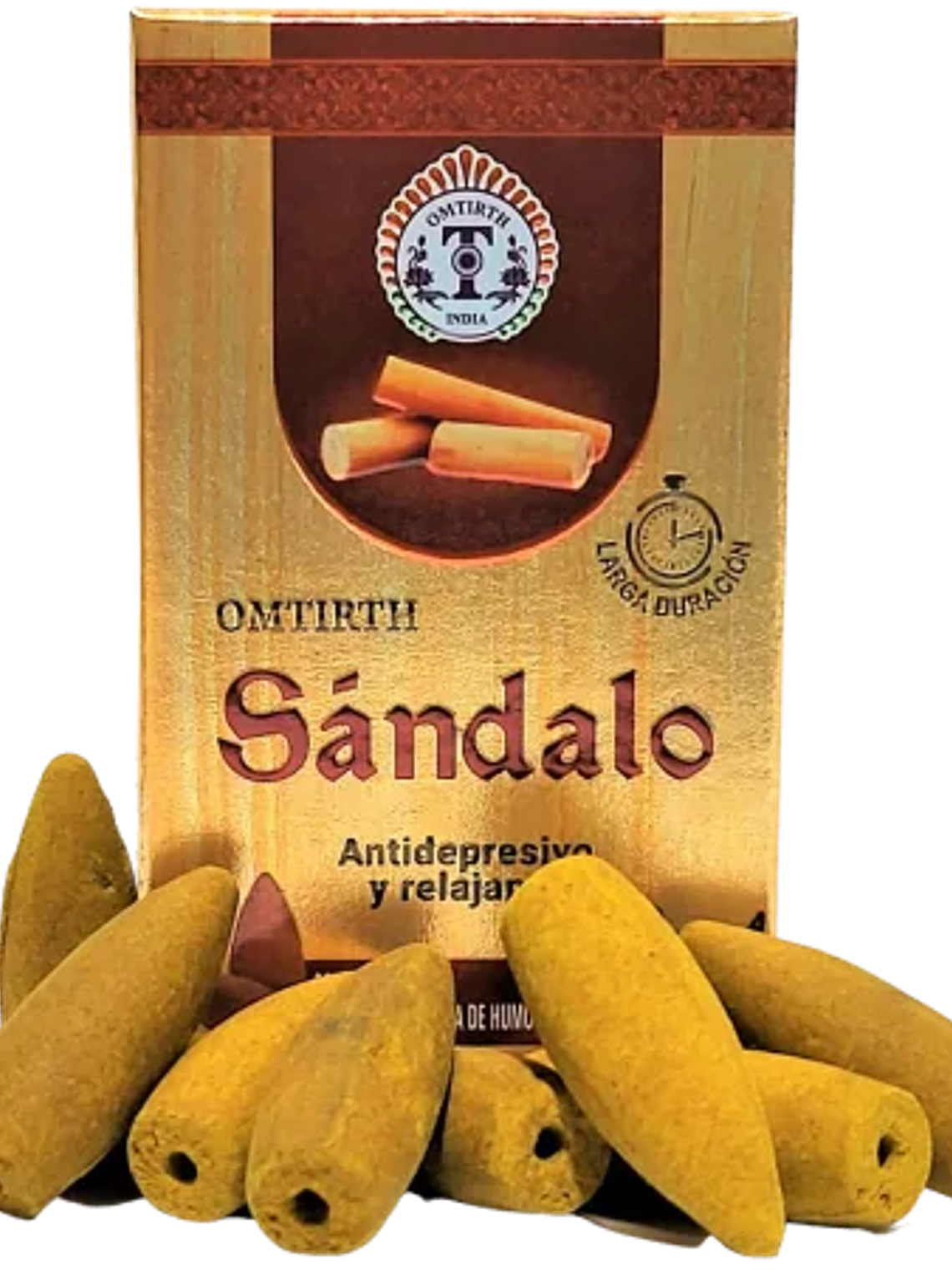 Incienso Cono cascada Sandalo - Omtirth 1