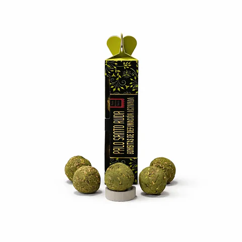 Bombitas de defumación Palo Santo Ruda marca Desi Vibes