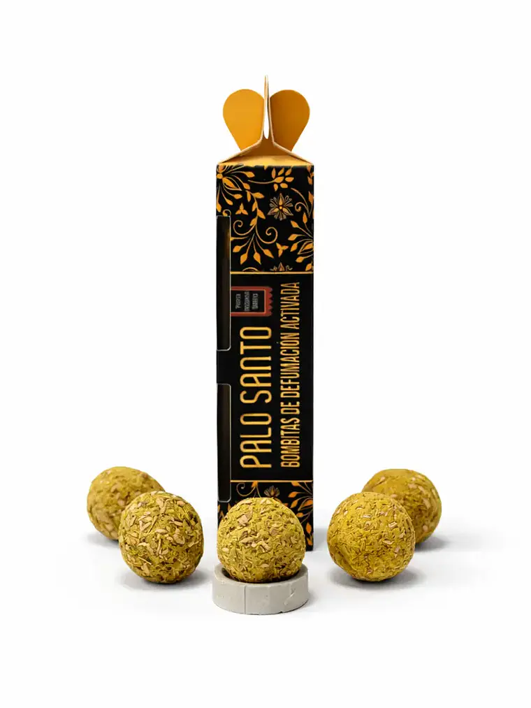 Bombitas de defumación Palo Santo marca Desi Vibes 1