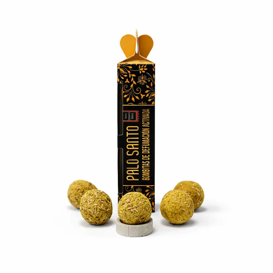 Bombitas de defumación Palo Santo marca Desi Vibes 1