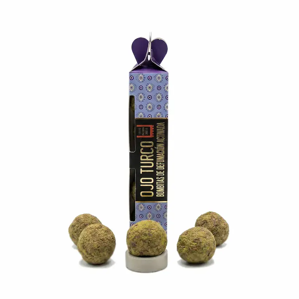 Bombitas de defumación Ojo Turco marca Desi Vibes 1