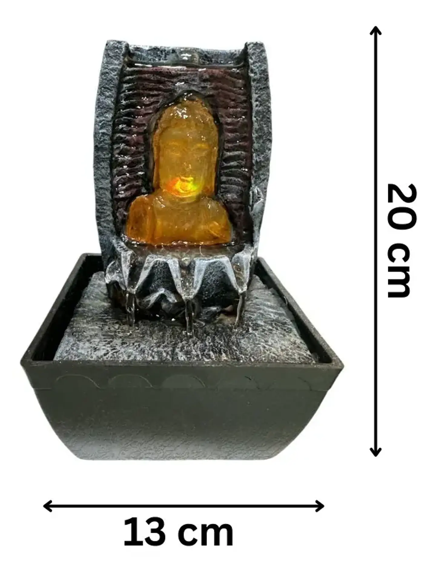 Fuente De Agua Buda Con Luz 2