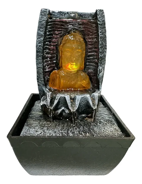 Fuente De Agua Buda Con Luz