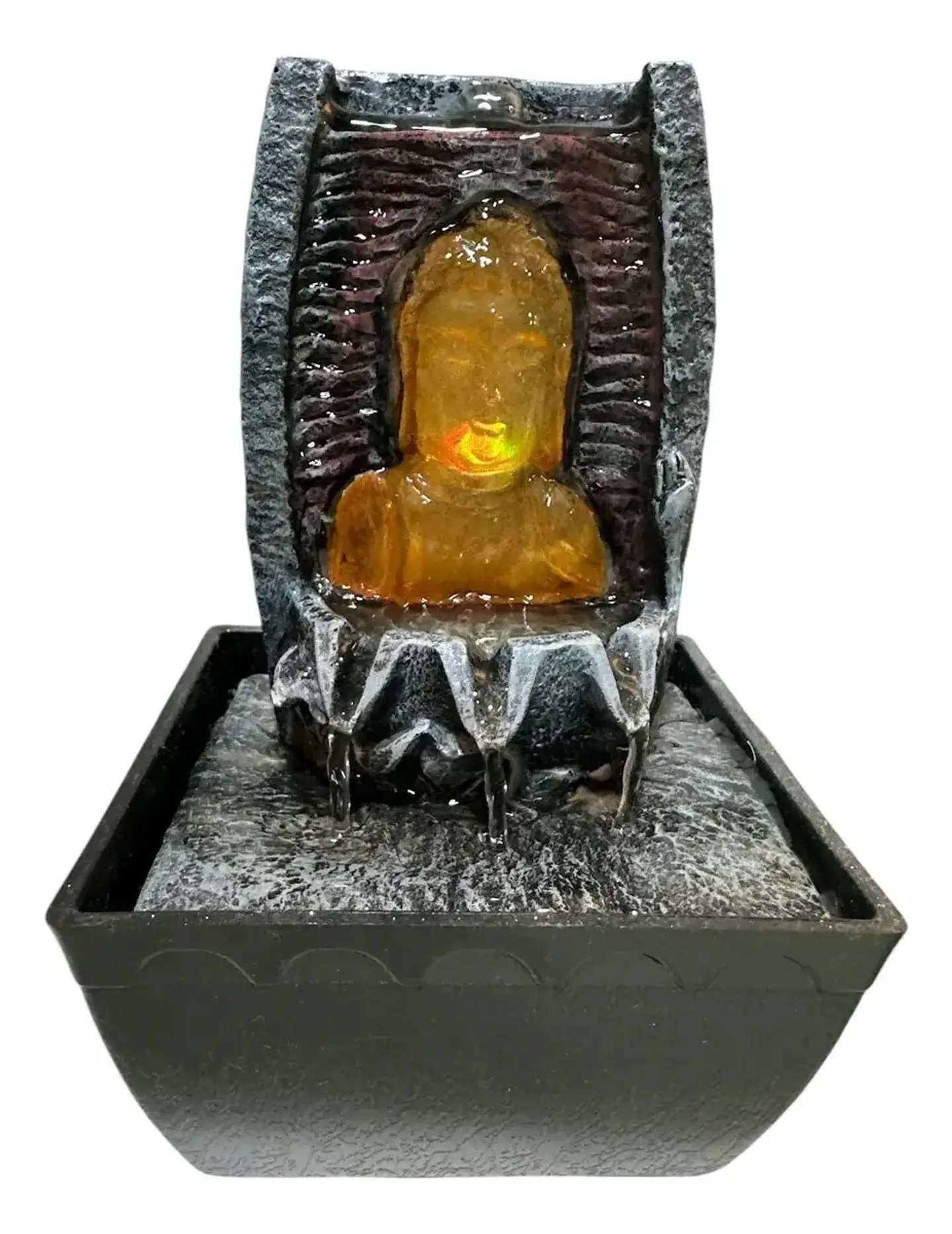 Fuente De Agua Buda Con Luz 1