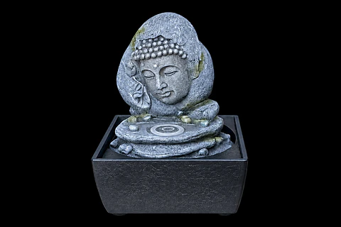 Fuente De Agua Buda Con Luz 