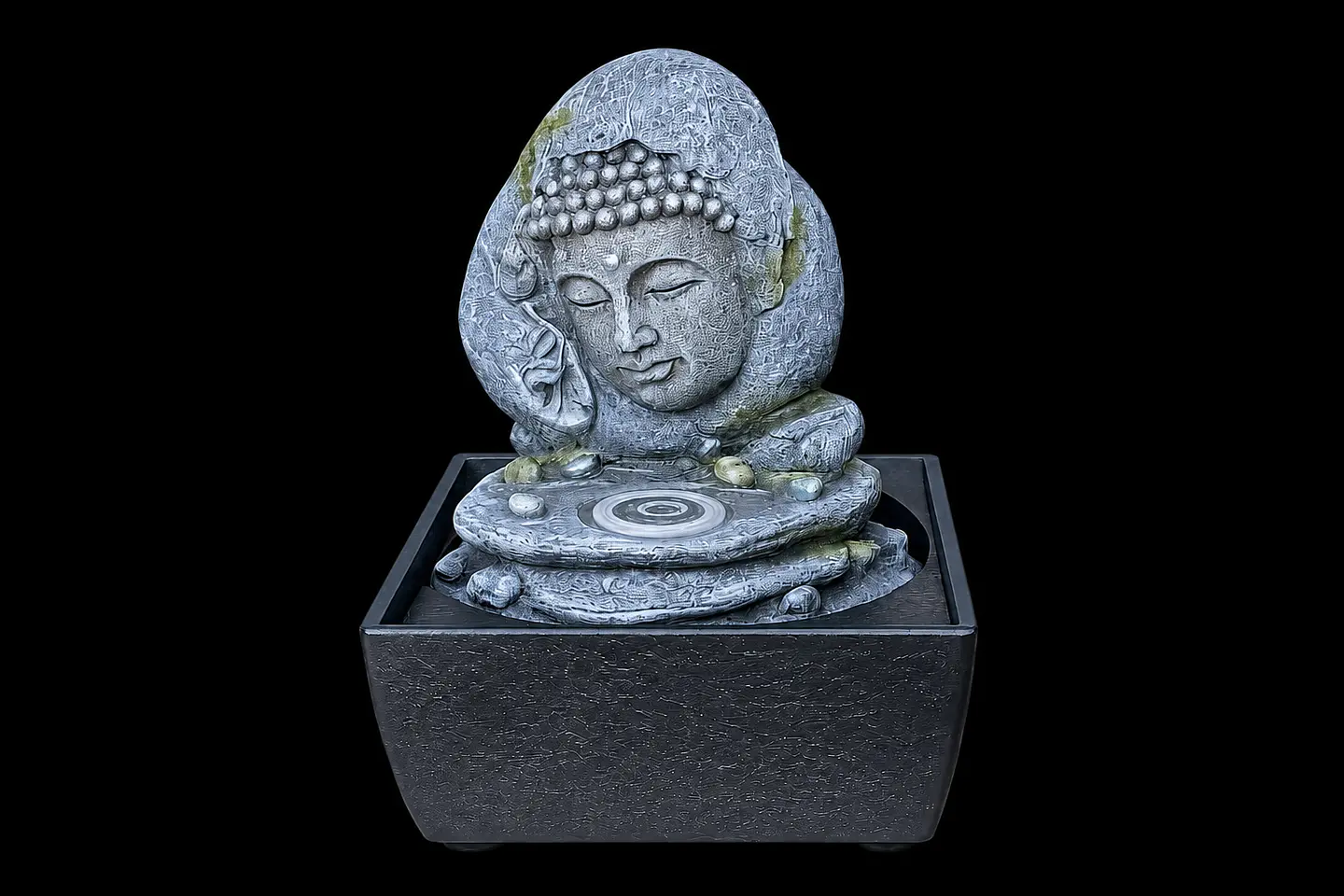Fuente De Agua Buda Con Luz  1
