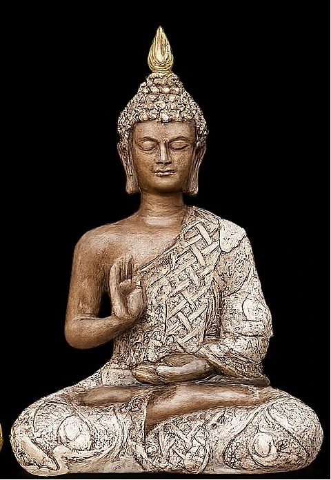 Estatua De Buda Para Decoración Zen -  Dorado