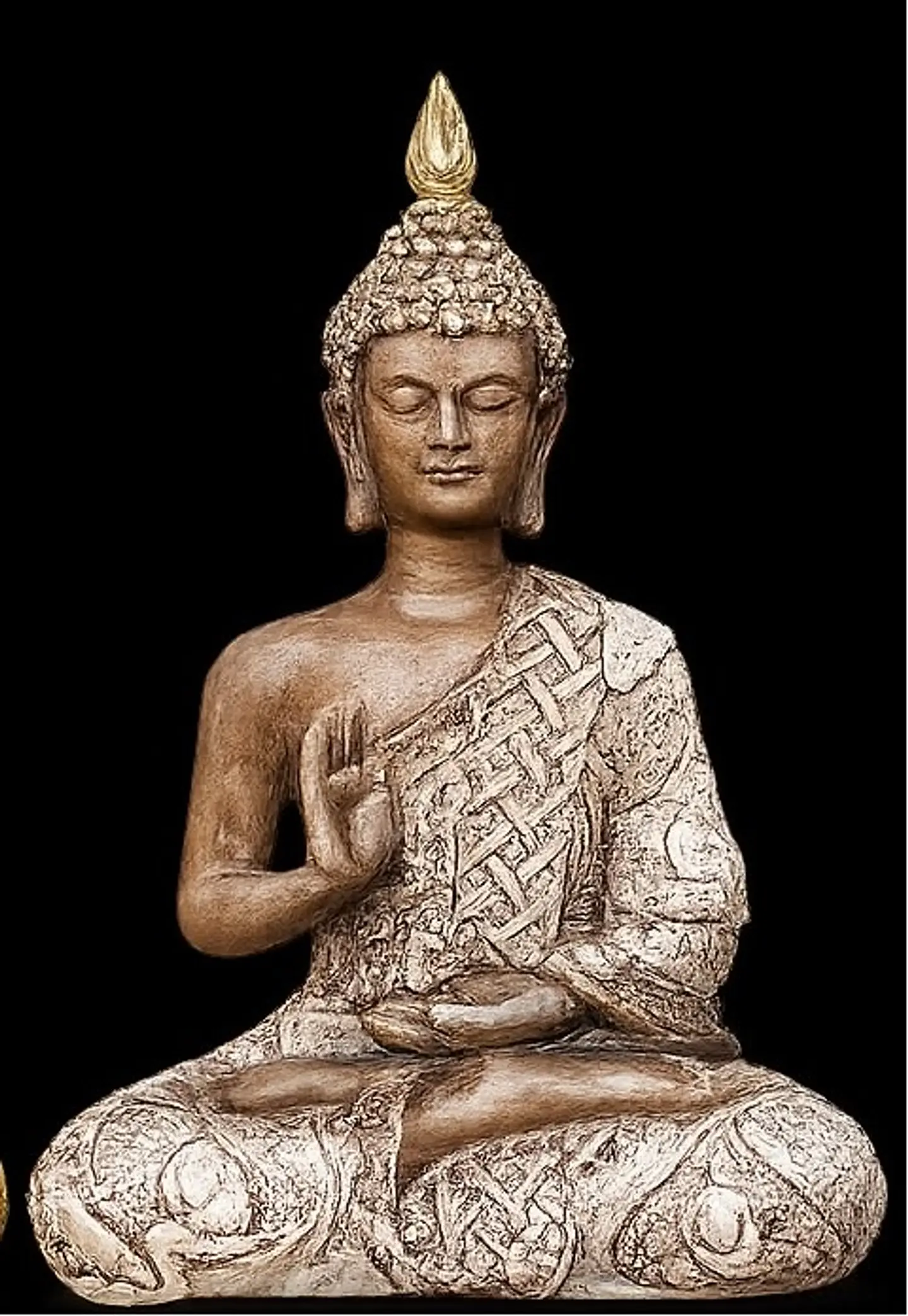 Estatua De Buda Para Decoración Zen -  Dorado 1